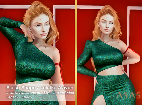 Second Life Marketplace - [ASAS] Eloise Shape